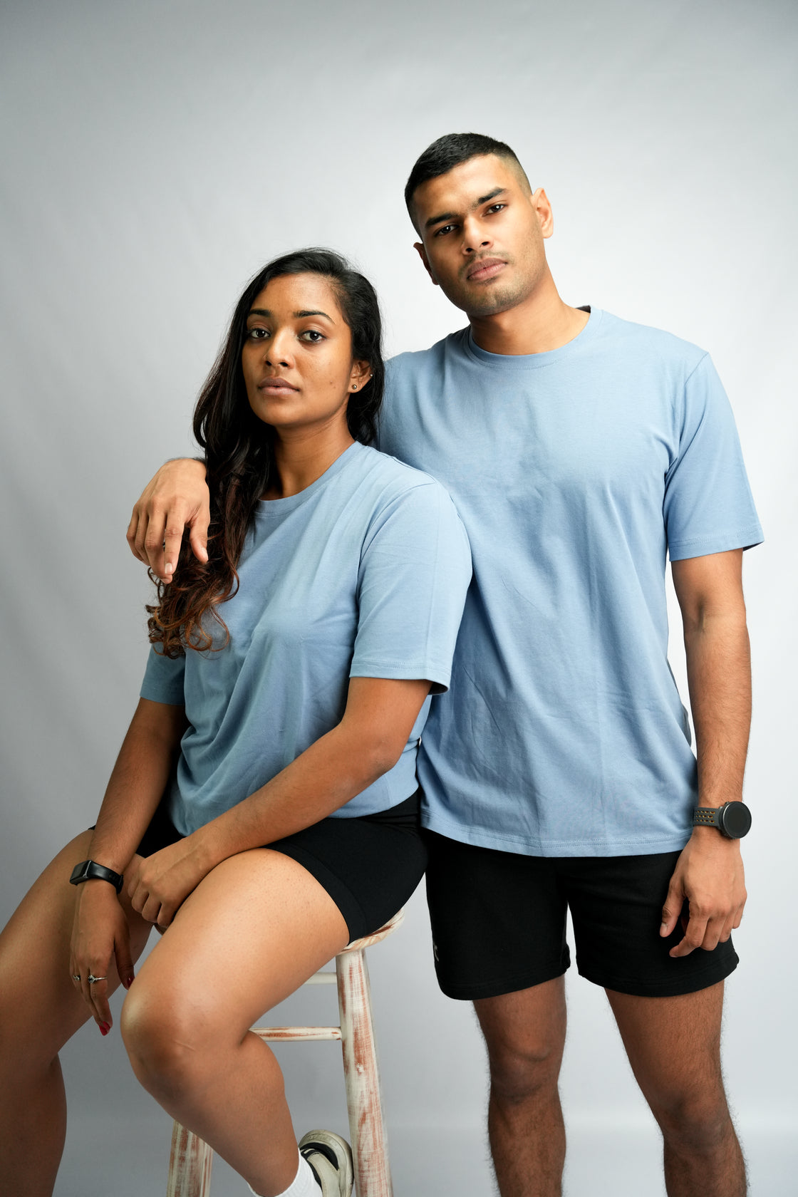 Reset Prime Relaxed Tee - Powder Blue