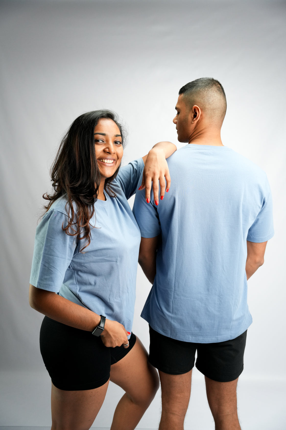 Reset Prime Relaxed Tee - Powder Blue