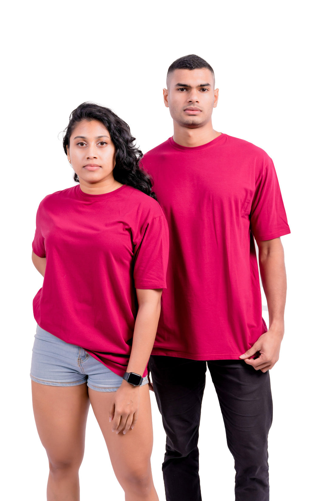 Liv Essentials Loose fit Crew Neck - Very Berry